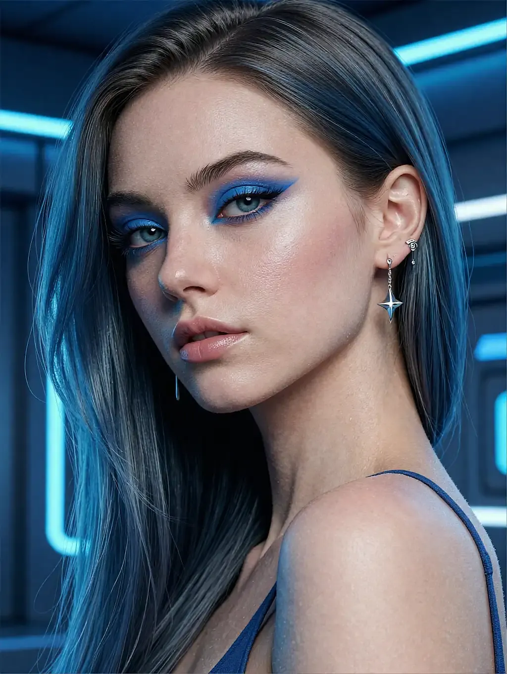 Elena, 25 (Bucharest) — Flirty AI character on RawBot, AI-generated portrait