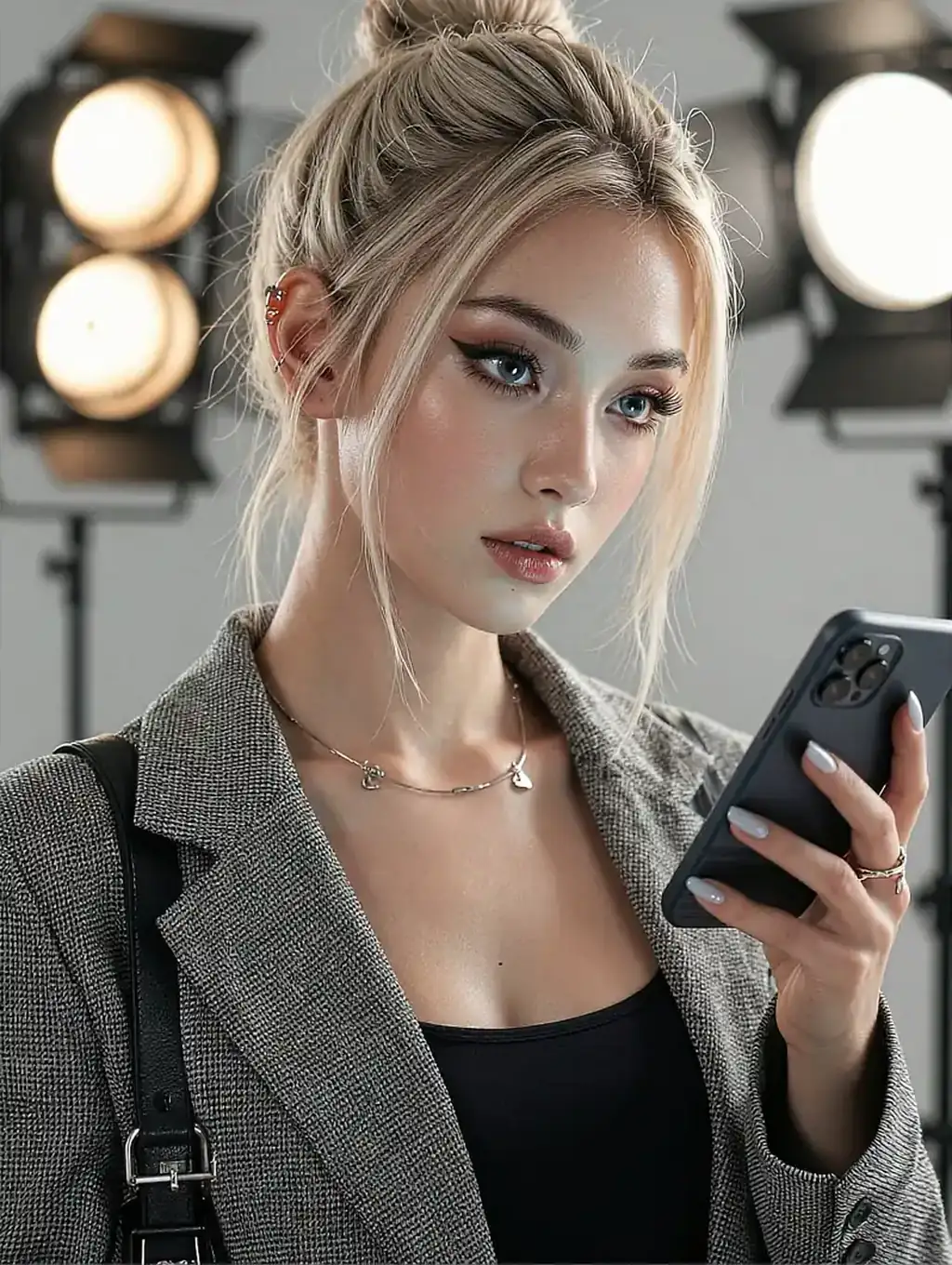 Miko, 21 (Osaka) — Playful AI character on RawBot, AI-generated portrait
